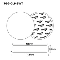 Pads99 Classic Pad Negro Acabado Rotativa 125mm
