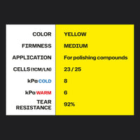 Pads99 Twister Pad Amarillo Medio 75mm