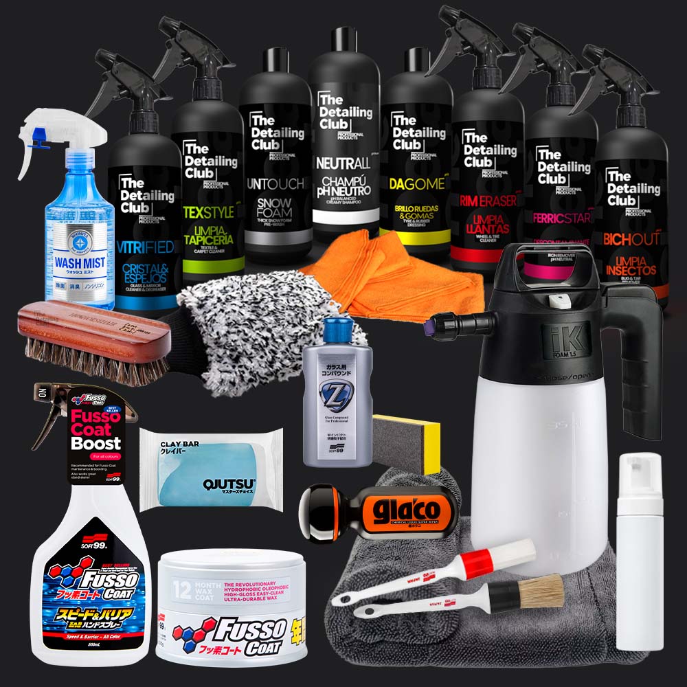 Pack Premium PLUS Claros - Lavado + Descontaminado + Protección + Accesorios