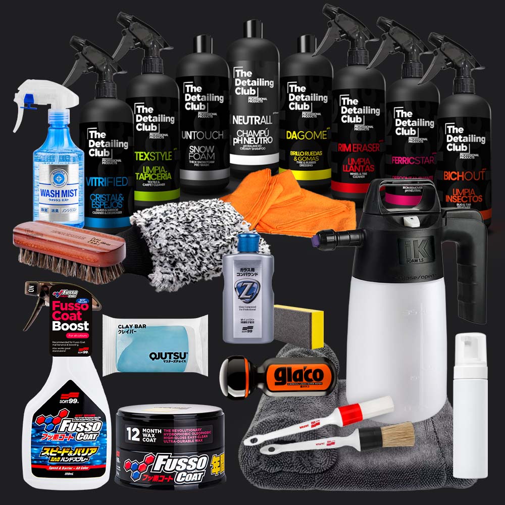Pack Premium PLUS Oscuro - Lavado + Descontaminado + Protección + Accesorios